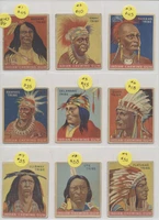 1933 Goudey R73 Indians Series of 96 (Red Panel) Lot of 69/72 (VERY HIGH GRADE LOT)  #*sku37797