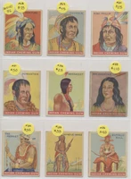 1933 Goudey R73 Indians Series of 96 (Red Panel) Lot of 69/72 (VERY HIGH GRADE LOT)  #*sku37797