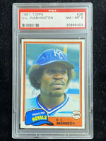 1981 Topps #26 U.L. Washington Royals PSA 8 NM-Mint