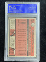 1981 Topps #111 Greg Minton Giants PSA 8 NM-Mint
