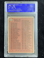 1981 Topps #241 Baseball Checklist 122-242 PSA 8 NM-Mint