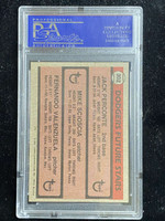 1981 Topps #302 Fernando Valenzuela Dodgers PSA 8 NM-Mint Future Stars RC