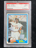1981 Topps #490 Eddie Murray Orioles PSA 9 Mint