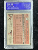 1981 Topps #592 Steve Comer Rangers PSA 8 NM-Mint
