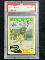1981 Topps #640 Dave Parker Pirates PSA 8 NM-Mint
