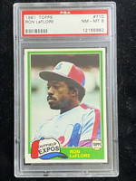 1981 Topps #710 Ron LeFlore Expos PSA 8 NM-Mint