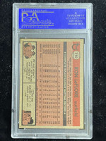 1981 Topps #710 Ron LeFlore Expos PSA 8 NM-Mint