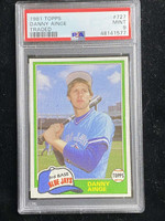 1981 Topps Traded #727 Danny Ainge Blue Jays PSA 9 Mint RC ID: 527030
