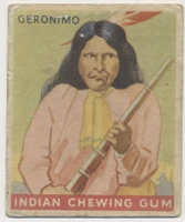 1933 Goudey R73 Indian Gum #25 Geronimo (Red Panel) Series of 96 #*sku37801