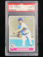 1979 Topps #23 Terry Forester Dodgers PSA 9 Mint