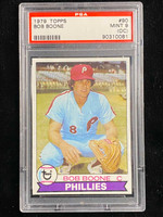 1979 Topps #90 Bob Boone Phillies PSA 9oc Mint