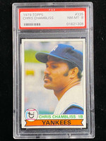 1979 Topps #335 Chris Chambliss Yankees PSA 8 NM-Mint