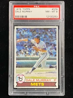 1979 Topps #379 Dale Murray Mets PSA 8 NM-Mint
