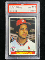 1979 Topps #609 Silvio Martinez Cardinals PSA 8 NM-Mint