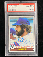 1979 Topps #621 Pat Zachry Mets PSA 8 NM-Mint