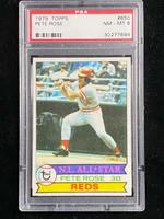 1979 Topps #650 Pete Rose Reds PSA 8 NM-Mint