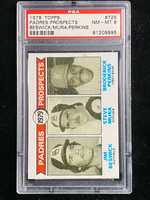 1979 Topps #725 Jim Beswick Padres PSA 8 NM-Mint Prospects Mura Perkins