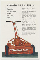 circ. 1950's Jacobsen Lawn Mowers with Alan Ladd  #*sku37806