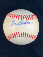 Lou Boudreau Baseball PSA/DNA Autograph Signed Indians Bobby Brown Ball