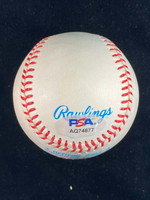 Don Larsen Baseball PSA/DNA Autograph Signed Yankees Bobby Brown Ball