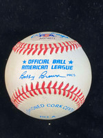 Bobby Doerr Baseball PSA/DNA Autograph Signed Red Sox Bobby Brown Ball