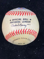 Ernie Banks Baseball PSA/DNA Autograph Signed Cubs Vintage Feeney Ball