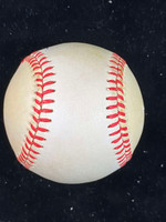 Ernie Banks Baseball PSA/DNA Autograph Signed Cubs Vintage Feeney Ball