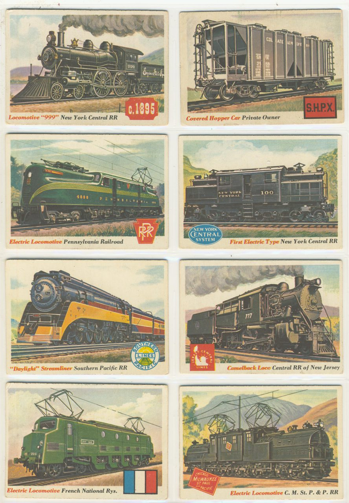New York, Chicago, and St Louis RR stock certiticates- Set of 2 colors