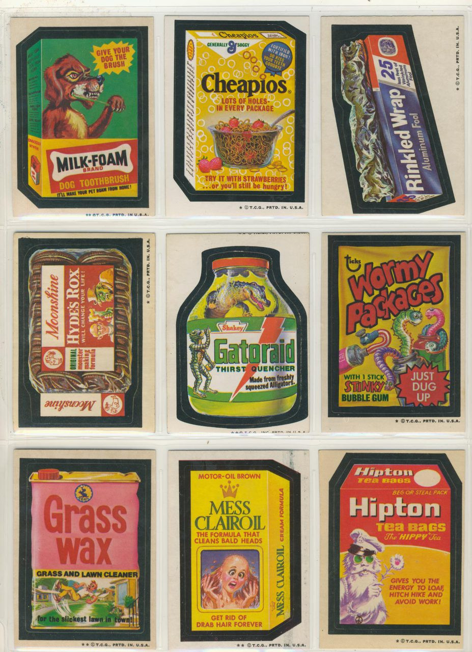 1973-77 Wacky Packages Series 4 Set 30/9 #*set1774 - Scottsdale Cards