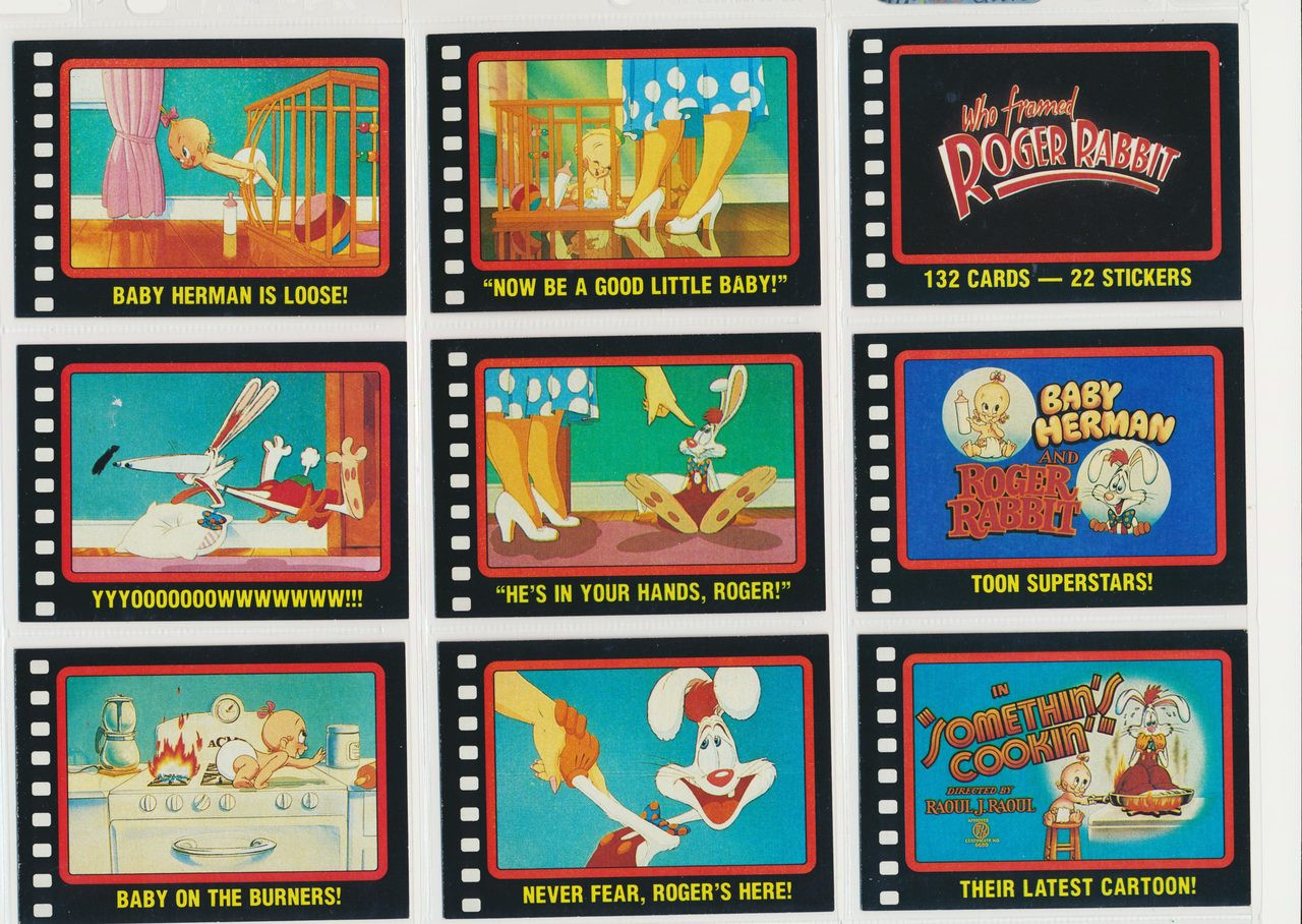 1987 Topps Who Framed Roger Rabbit Set 132/22 #* - Scottsdale Cards
