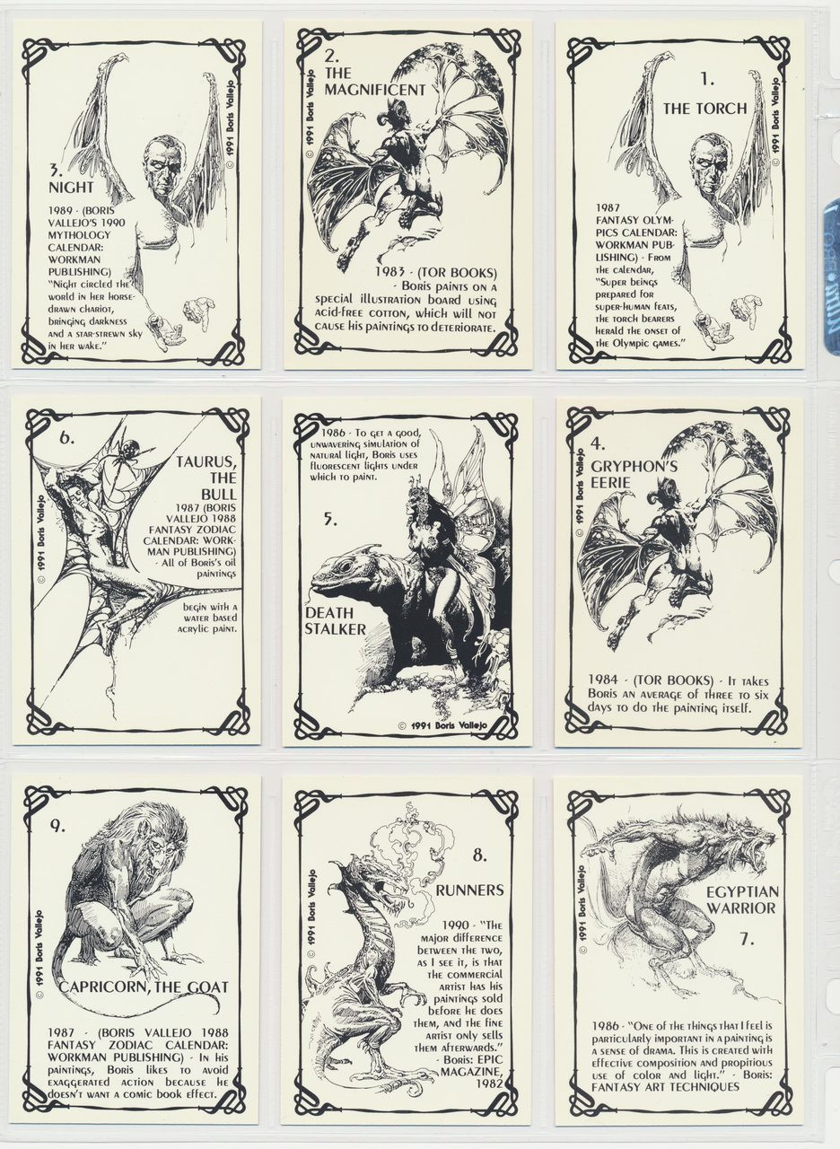 1991 Comic Images Boris Series 1 Set 90 #* - Scottsdale Cards