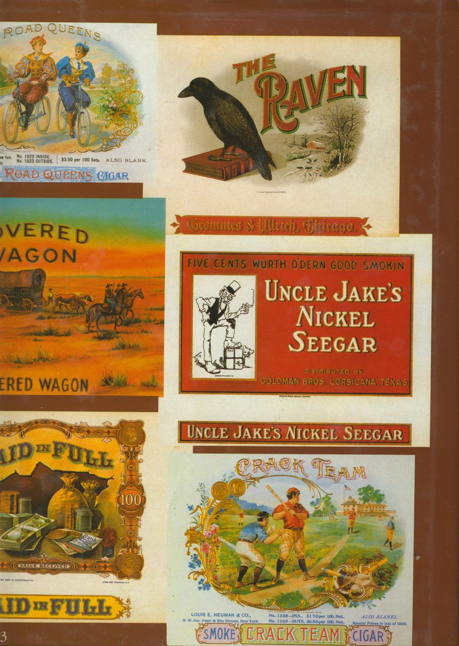 1989 The Art Of The Cigar Label by Joe Davidson (252 Pages