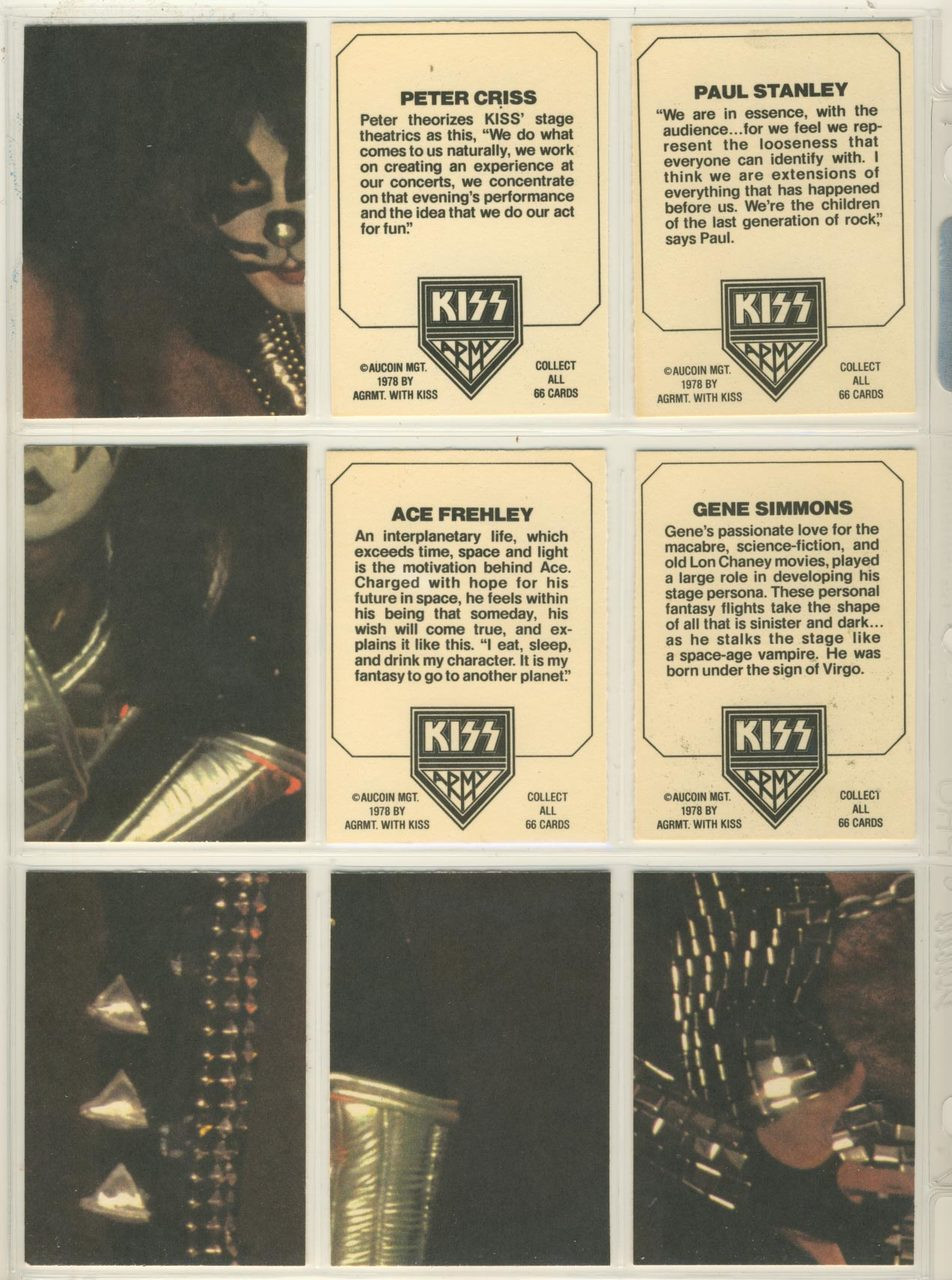 1978 Donruss Series 1 Kiss Set 66 #sku3282* - Scottsdale Cards