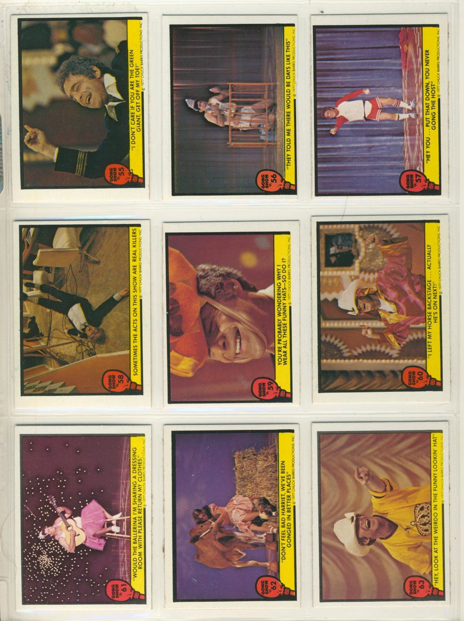 1979 Fleer The Gong Show Set 66/10 #*sku6890 - Scottsdale Cards 2021