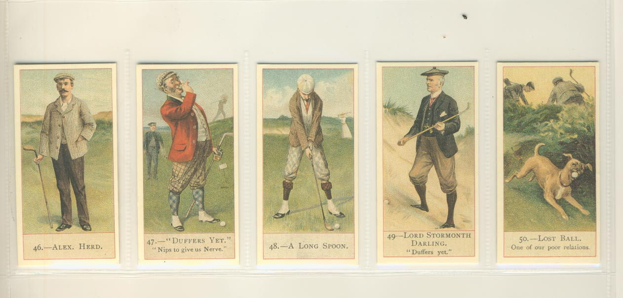 1984 Nostalgia Reprints Cope's Golfers Set 50 #* - Scottsdale Cards