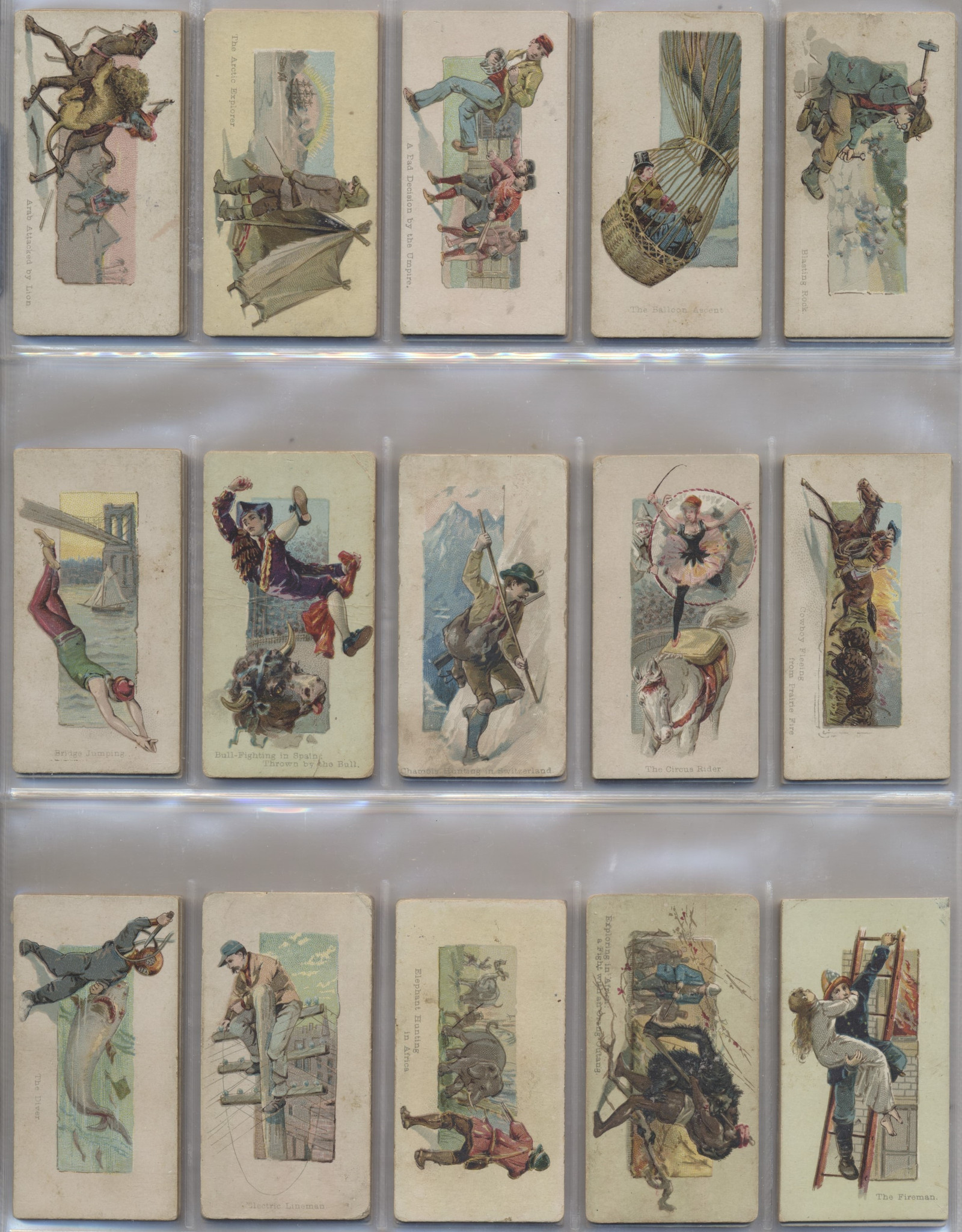 1889 N86 Duke Cigarettes Scenes Of Perilous Occupations Set 50 #*