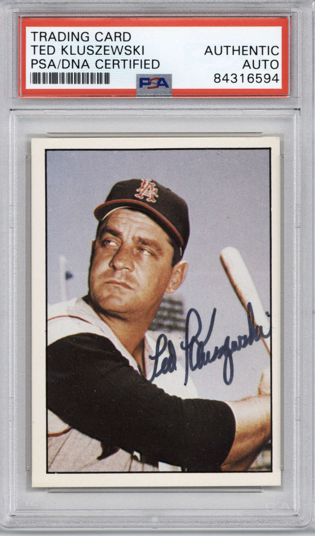 1978 TCMA The 1960's Ted Kluszewski Angels PSA DNA Auto Signed - Scottsdale  Cards 2021