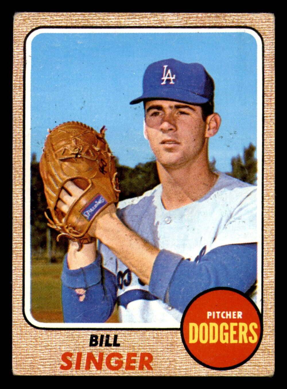 1968 Topps #249 Bill Singer VG-EX - Scottsdale Cards 2021