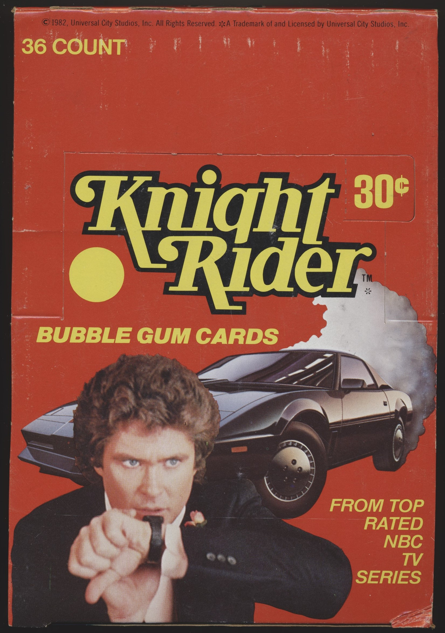 1983 Donruss Knight Rider Empty Desplay Boxes #*sku35221@