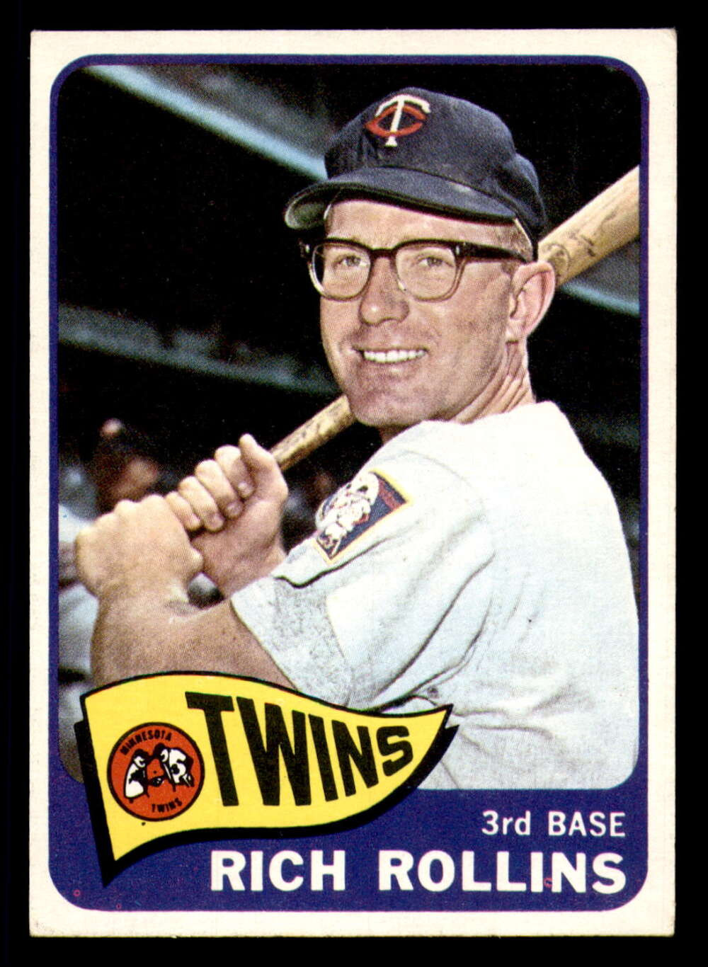 Rollins R Cards 1965 Topps #90 Rich Rollins Ex-Mint ID: 378910 - Scottsdale Cards