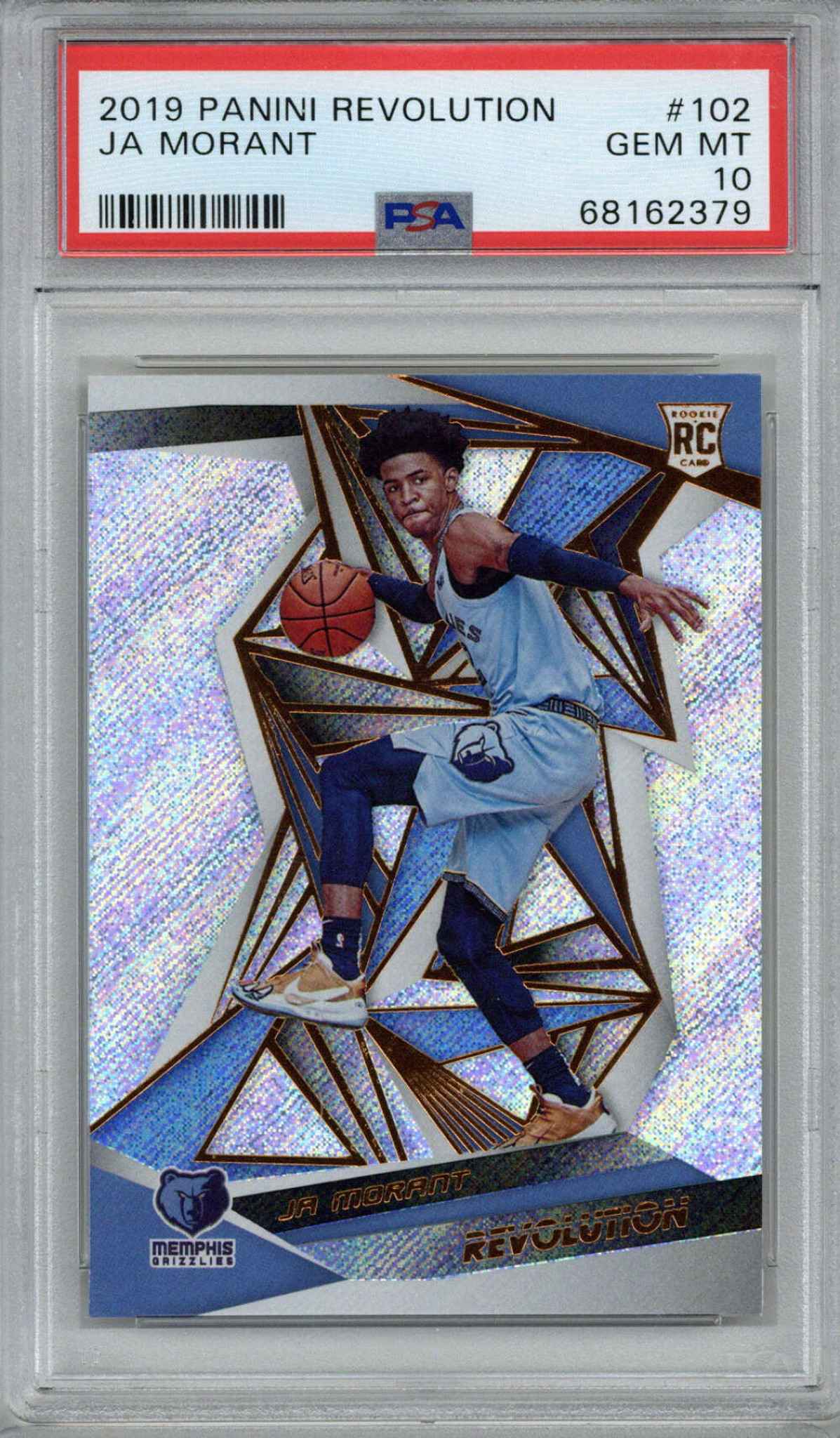 2019-20 Panini Revolution #105 Ja Morant PSA 10 Gem Mint RC