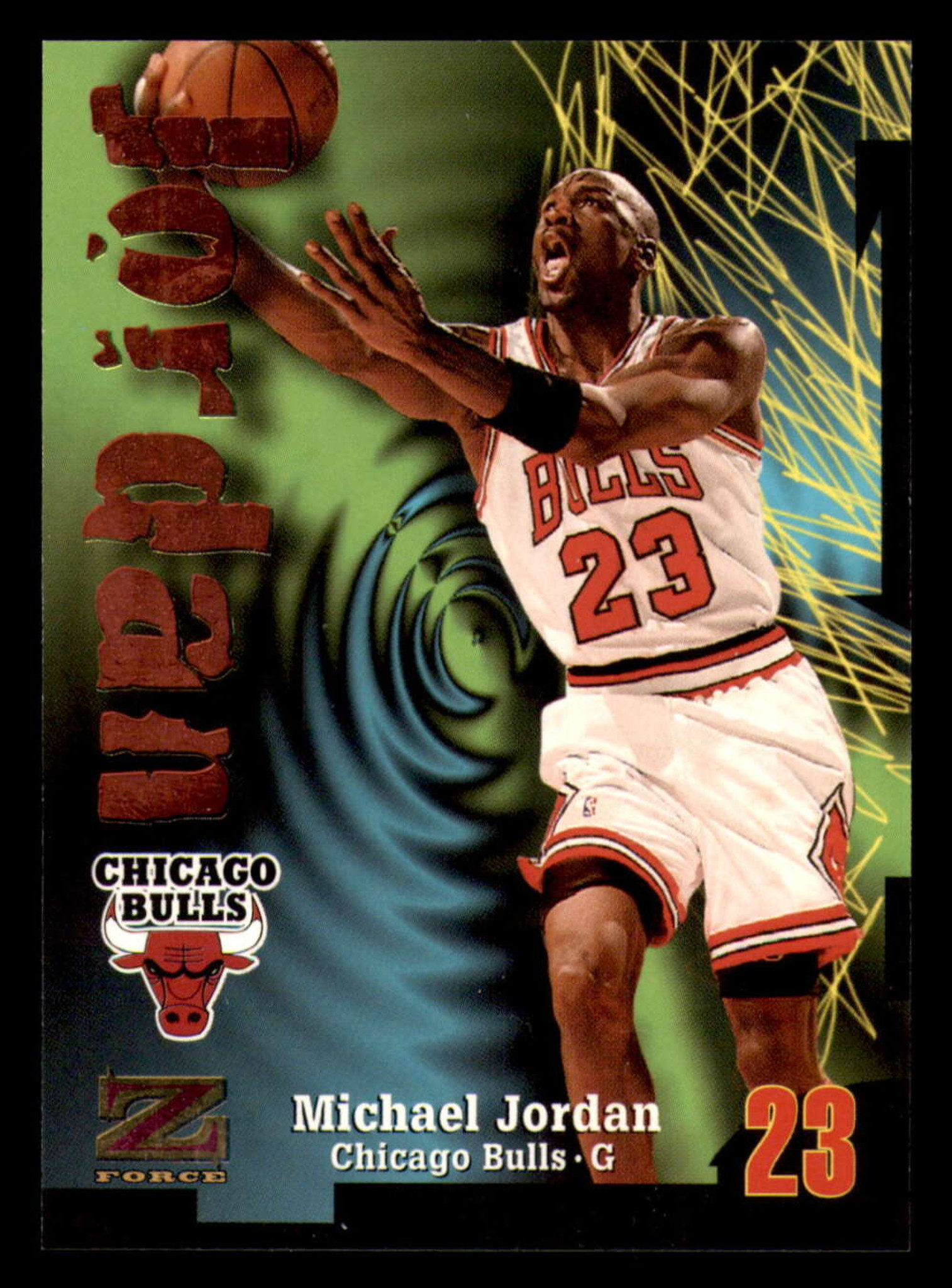 Chicago Bulls Lithograph print of Michael Jordan black Jersey 2021