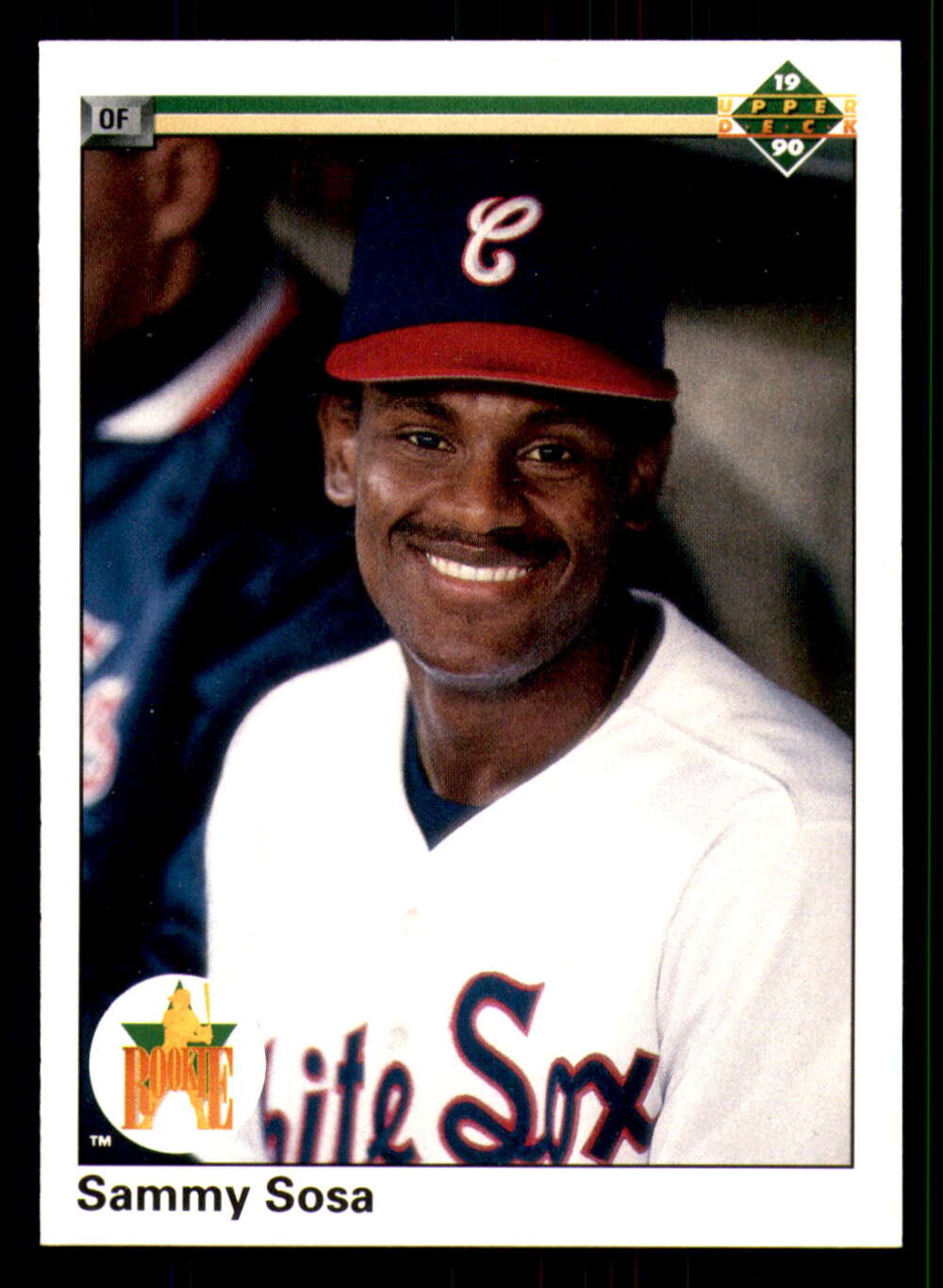 1990 Topps Baseball Card #692 Sammy Sosa Rookie Card PSA Grade 7