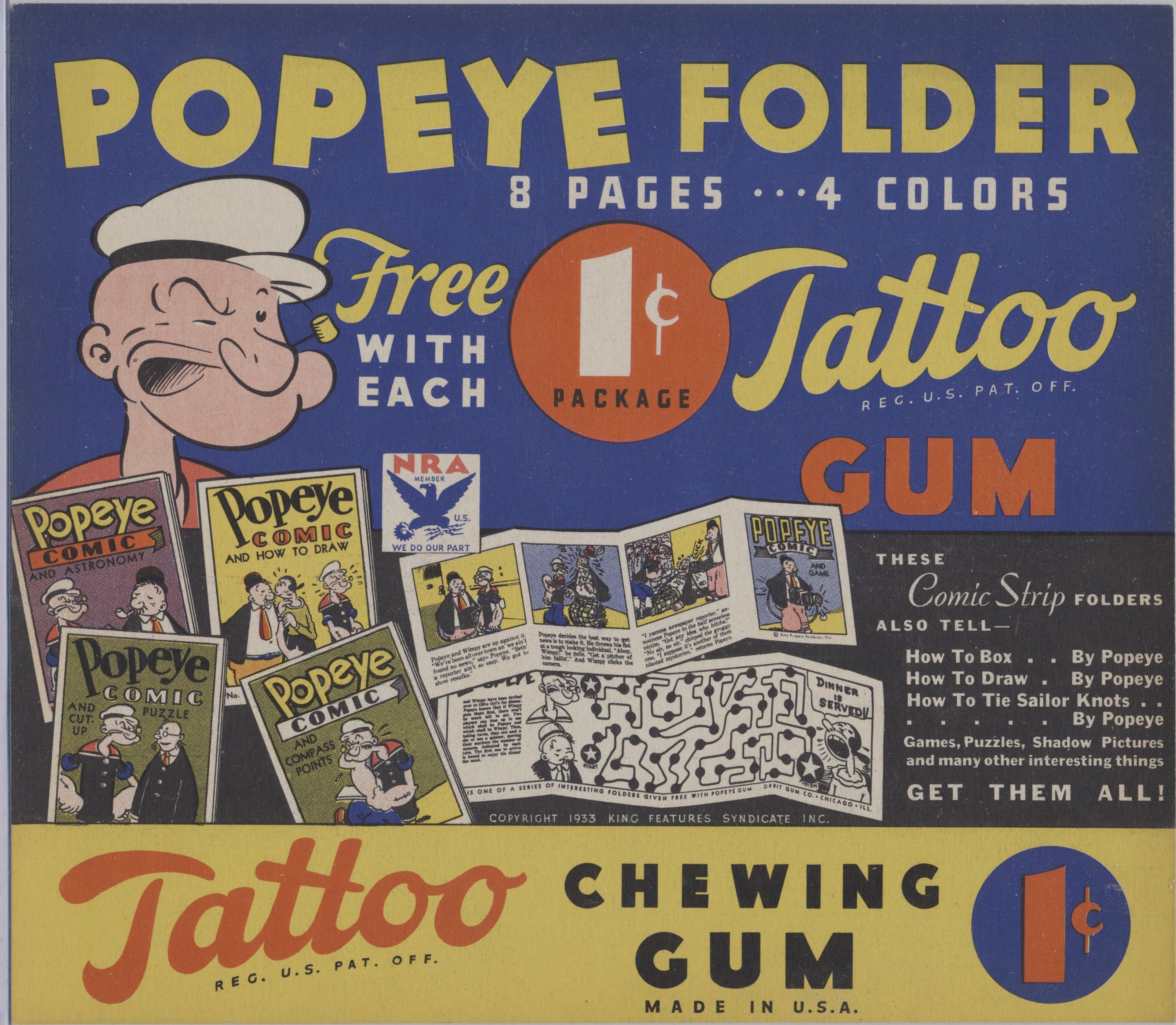 70 Popeye Tattoo Designs for Men [2024 Inspiration Guide] | Popeye tattoo, Tattoo  designs men, Cartoon tattoos