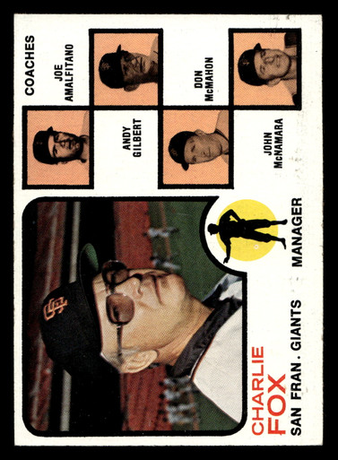 1973 Topps #252 Charlie Fox MG Ex-Mint ID: 459983 - Scottsdale Cards
