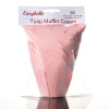 Tulip Cupcake/Muffin Cases Pink  x50