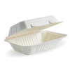 SUGARCANE CLAMSHELL BURGER/FISH AND CHIP BOX 9x6x3" X 125