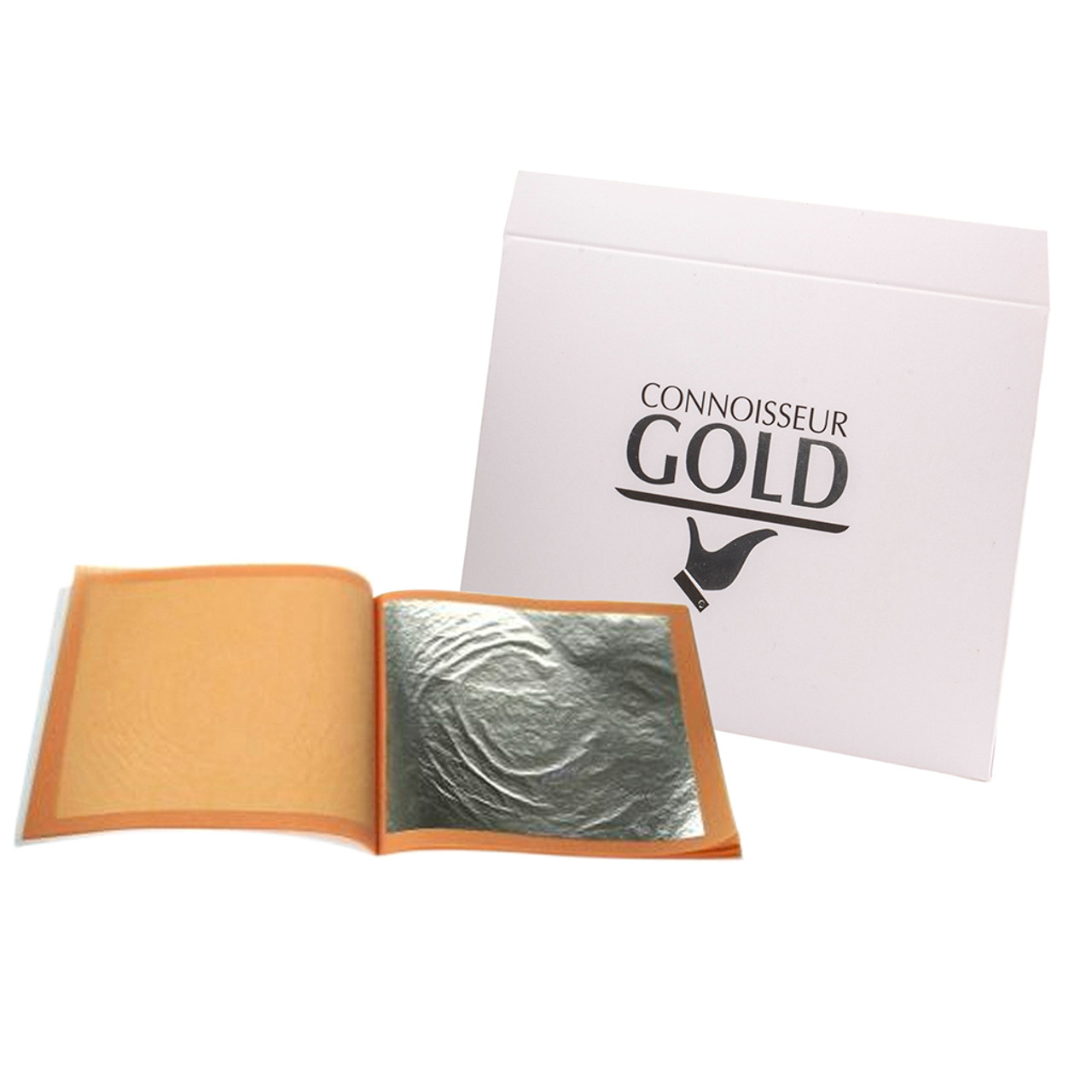 CONNOISSEUR GOLD EDIBLE SILVER LEAF x 25 SHEETS