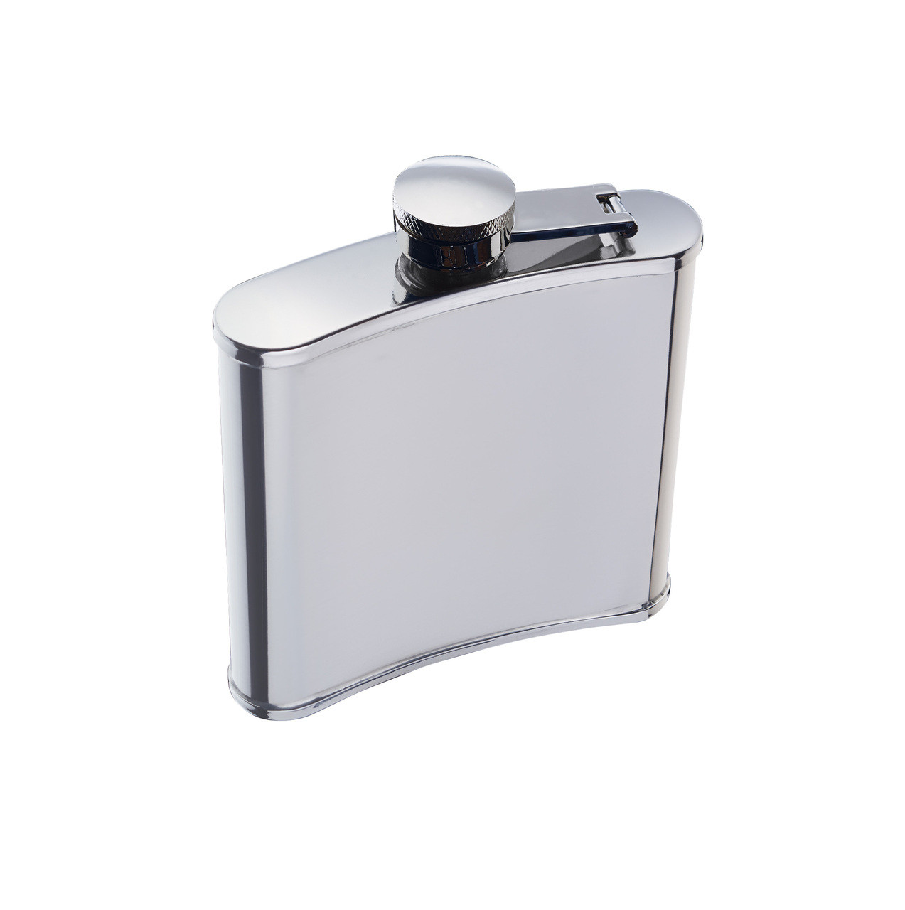 Polished Stainless Steel Hip Flask