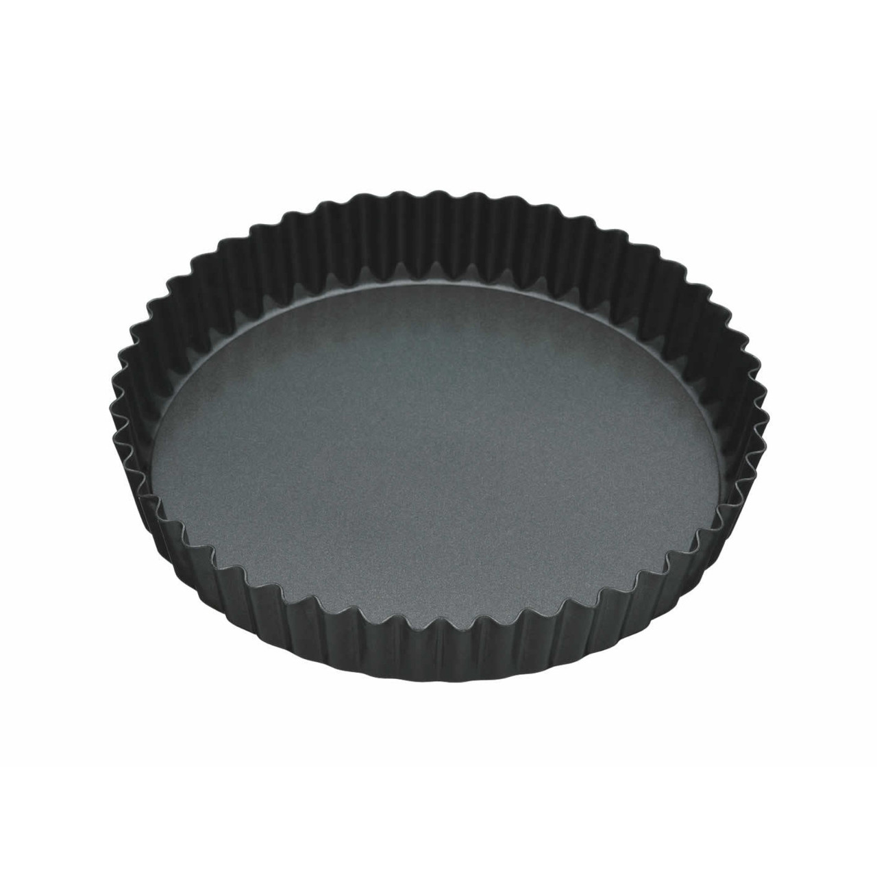 Masterclass Non-Stick Loose Base Fluted Quiche Tin 23cm